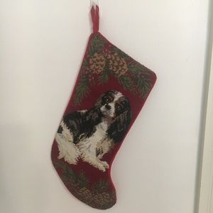 King Charles Spaniel Christmas stocking